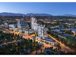 'The Columbia at Brewery District is a project from Wesgroup Properties in New Westminster. For Westcoast Homes.' [PNG Merlin Archive]