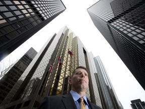 Andrew Kriegler, president and CEO of the Investment Industry Regulatory Organization of Canada, wants to improve the regulator's ‘disappointing’ track record of enforcing disciplinary fines. He’s pictured outside his Toronto offices last year.