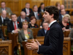 Prime Minister Justin Trudeau fields questions Wednesday in the House of Commons, where he turned an answer about helping Albertans into a comment on his government’s efforts in getting that province’s resources to market — presumably a reference to oil pipelines.