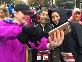 They had to contend with some rain showers and cool temperatures, but there was no stopping more than 2,300 runners from having a great time at the smile-filled Fall Classic at UBC on Sunday morning.