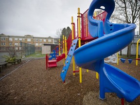 Playground at Britannia school in east Vancouver.