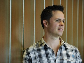 Andrew Reid, CEO of Vision Critical in the company's boardroom in Vancouver.