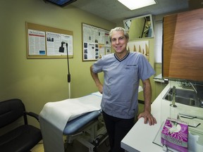 Dr. Neil Pollock at his office in New Westminster, B.C. a day before he was to mark World Vasectomy Day and the importance of breaking down preconceived ideas to do with this type of family planning.