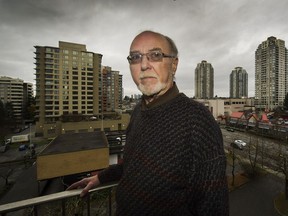 John Young, age 69, lives at BC Housing Temporary housing on Kingsway in Burnaby, B.C. John is a senior who ended up living on the street for one week after he found himself homeless for the first time in his life trying to find rental housing. The Seniors Services Society are working with him trying to find him long-term housing.