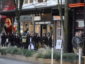 Vancouver's Robson among world's priciest shopping streets