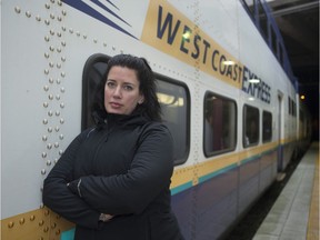 Kelly Collins has been a daily commuter on the West Coast Express for three years, but said she took the car twice last week to make sure she met appointments.