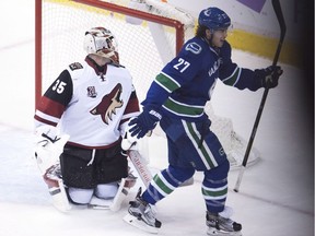 Ben Hutton scored the game-winning goal against Arizona in overtime last week.