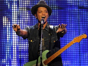 Bruno Mars in concert at Rogers Arena in Vancouver, B.C., on Friday, June 3, 2011.  The pop dynamo returns to Rogers Arena on July 26, 2017.