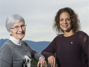 Sex education teachers Meg Hickling (left) and Saleema Noon have updated Hickling's 1997 book for the 21st century.