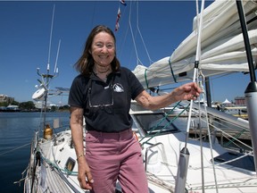 Jeanne Socrates, 74, is trying to set a Guinness World Record for solo sailing.