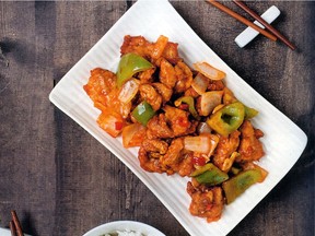 General Tso's Chicken from China the Cookbook by Kei Lum Chan and Diora Fong Chan.
