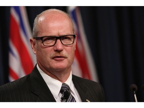 British Columbia Finance Minister Michael de Jong.