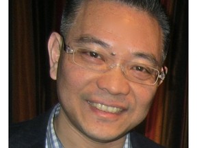 Vancouver developer Michael Ching at a Liberal rally in 2015.