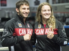 Canada had high medal hopes for Olympians Arthur Biyarslanov (left) and Ariane Fortin, but both lost controversial — in the eyes of Boxing