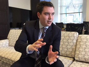 Burnaby North-Seymour MP Terry Beech, in his Parliament Hill office on Tuesday, talks to Postmedia's Peter O'Neil.