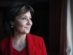 Premier Christy Clark is photographed during a year end interview with The Canadian Press in her office at the Provincial Legislature in Victoria, B.C., Friday, December 16, 2016.