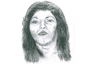Composite sketch of 'Jane Doe', a mysterious woman with a link to Vancouver who was found murdered 33 years ago in Chautauqua County, New York.