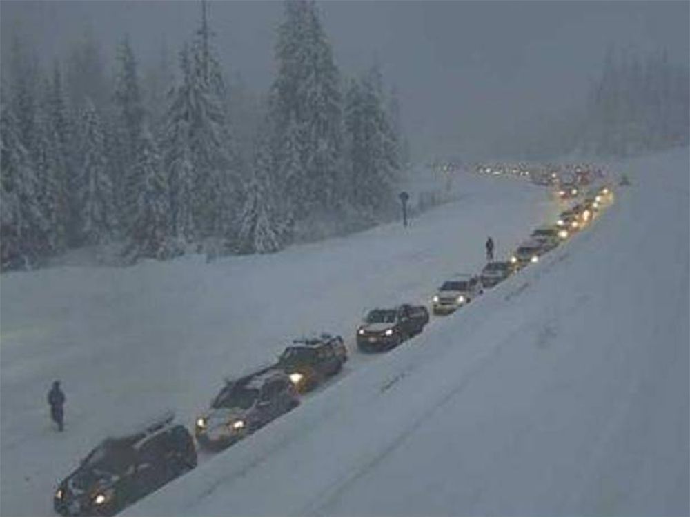 Heavy Snow Expected On Coquihalla Highway Vancouver Sun 