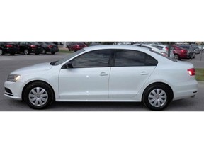 Surrey RCMP is seeking witnesses to a fatal pedestrian accident Christmas Eve. The vehicle was a 2015 four-door Volkswagen Jetta, similar to this one.