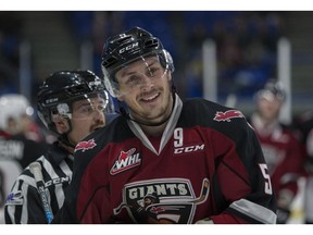 Fernie native and Vancouver Giants defenceman Jeff Rayman. [PNG Merlin Archive]