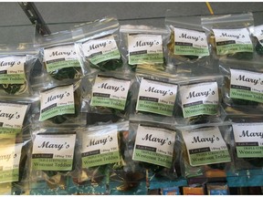 These are the Mary's cannabis candies sold at Green Tree marijuana dispensary on Montreal Road. Jacquie Miller photo