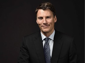 Canadian Gregor Robertson, Mayor of Vancouver, poses for a protait for AFP during a Mayors C40 Summit 2016 in Mexico city on December 1, 2016.