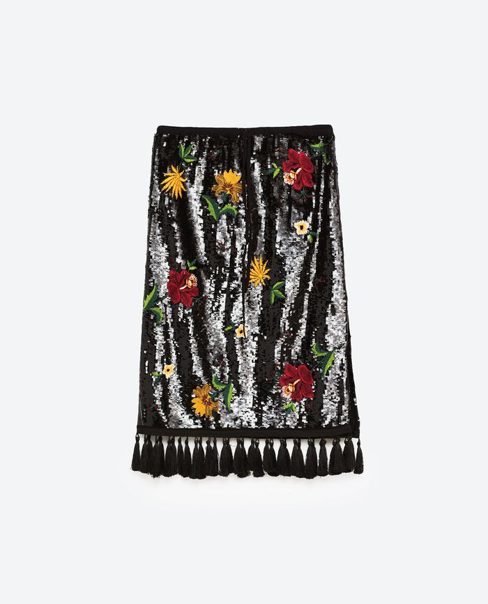 MIDI EMBROIDERED SKIRT.Zara | $139