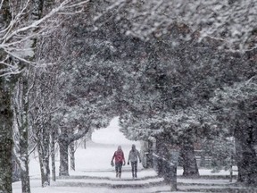 Environment Canada is predicting a white Christmas for Vancouver.