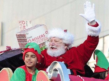 Scenes from the The Rogers Santa Claus Parade on Howe St, in Vancouver, B.C., December 4, 2016.