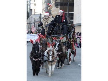 Scenes from the The Rogers Santa Claus Parade on Howe St, in Vancouver, B.C., December 4, 2016.