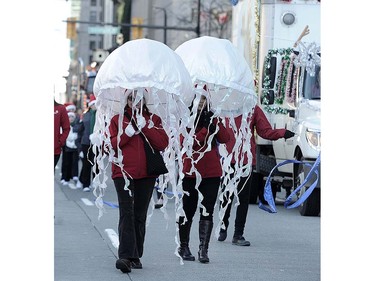 Scenes from the The Rogers Santa Claus Parade on Howe St, in Vancouver, B.C., December 4, 2016. 016 -- Scenes from the The Rogers Santa Claus Parade on Howe St, in Vancouver, BC., December 4, 2016.  (NICK PROCAYLO/PostMedia)  00046398A  ORG XMIT: 00046398A [PNG Merlin Archive]