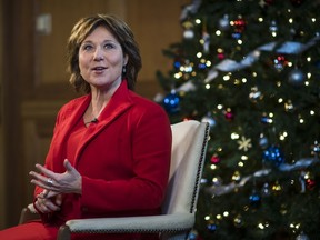 Premier Christy Clark during year end interviews, December 2016.