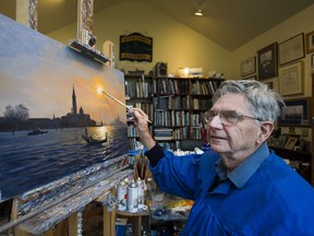 Marine artist John Horton, who was recently awarded an SS Beaver medal for outstanding achievement in the maritime sector.