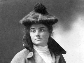 Emily Carr, age 30, poses for the camera in 1901. Photo courtesy of Royal B.C. Museum, B.C. Archives.