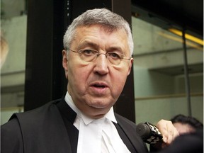 Defence lawyer Terry La Liberte says Norman Robinson was not guilty of murder because he was defending his wife.