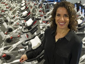 Liz Jacobs is general manager of Equinox on West Georgia Street in Vancouver. She's pictured at the high-end fitness club Nov. 24.