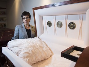 Valerie Martell, funeral home manager for Martin Brothers Funeral Chapels on Vancouver's west side, says 'we've had quite a few young people die recently.'