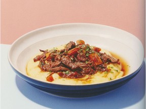 Creamy Polenta with Slow-Cooked Beef Ragu from Lick Your Plate by Julie Albert and Lisa Gnat.