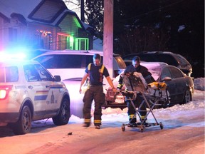 RCMP responded to a domestic dispute with reports of a stabbing in a basement suite of a home.