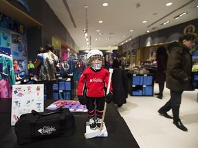 Canadian themed dolls are pictured in the Maplelea store at Yorkdale Mall in Toronto on Wednesday, January 11, 2017. For the second year in a row, a store selling Maplelea Girls - dolls that come with a journal containing each girl&#039;s personal story, celebrating a particular part of Canada - opened a pop-up shop in a Toronto mall.. THE CANADIAN PRESS/Nathan Denette