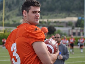 B.C. Lions kicker/punter Richie Leone at the club's 2016 training camp.