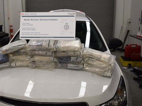 Cocaine seized Oct. 23, 2016 at Pacific Highway crossing