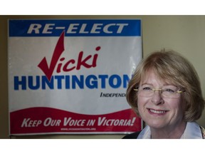 Independent MLA Vicki Huntington of Delta-South — who won't run in the 2017 provincial election, has denounced B.C.’s 'Wild West approach' on political fundraising.
