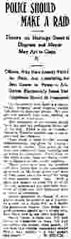 Edward Odlum letter on the front page of the Vancouuver World on Jan. 3, 1903, attacking the New Savoy Theatre.