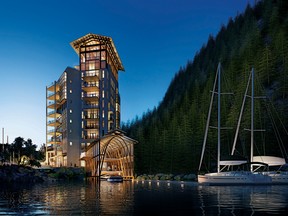 The boathouse at Westbank’s Horseshoe Bay West Vancouver – with its soaring parabolic arches – promises to be a landmark for the entire harbor.