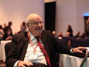 Former B.C. premier Mike Harcourt at Clean Energy B.C.'s Generate 2016 conference.