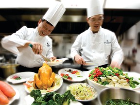 Celebrate Lunar New Year with a 10 course deluxe meal at Four Season Hotel.