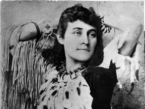 Pauline Johnson was born on the Six Nations Reserve in Ontario.