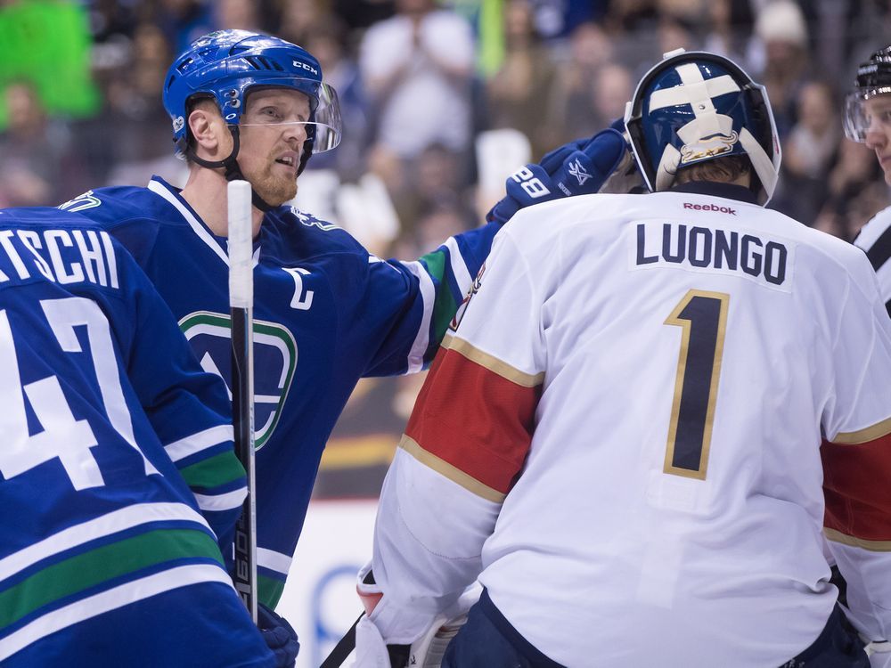 Ex-goalie Roberto Luongo has jersey retired by Florida Panthers