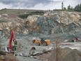 Shawnigan Lake contaminated soil site pictured in 2017.